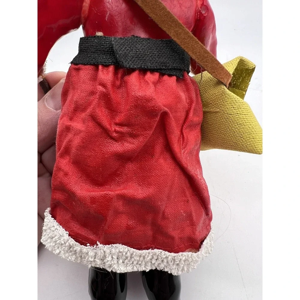 Clothtique Santa Christmas Tree Staff Satchel 6.5